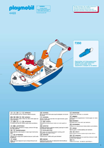 Handleiding Playmobil set 4469 Waterworld Groot expeditieschip