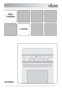 Mode d’emploi Faure CMC520W1 Cuisinière