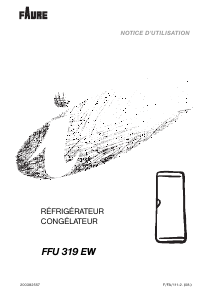 Mode d’emploi Faure FFU319EW Congélateur