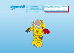 Manual Playmobil set 4479 Waterworld Deep sea diver