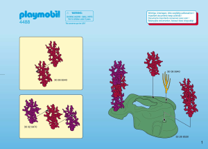 Mode d’emploi Playmobil set 4488 Waterworld Plongeurs avec barrière de corail