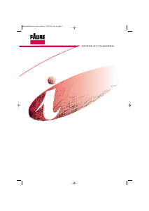 Mode d’emploi Faure CHD923W Hotte aspirante