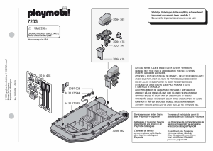 Manual Playmobil set 7263 Waterworld Sport boat