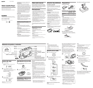 Manual Sony WM-FX465 Walkman Gravador de cassetes