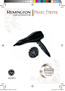 Manual Remington AC5011 Pearl Secador de cabelo
