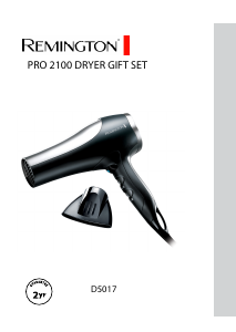 Manual de uso Remington D5017 Pro 2100 Secador de pelo