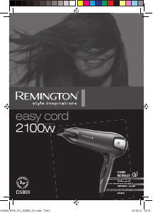 Manual Remington D5800 Easy Cord Secador de cabelo