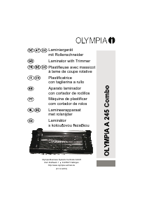 Manuale Olympia A 245 Combo Plastificatrice