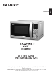 Hướng dẫn sử dụng Sharp R-G620VN(ST) Lò vi sóng