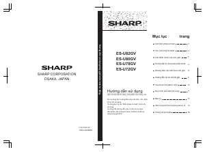 Hướng dẫn sử dụng Sharp ES-U72GV-G Máy giặt