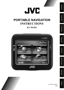 Manual JVC KV-PX501 Sistema de navegação