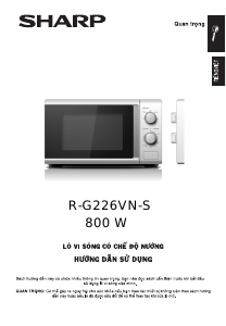 Hướng dẫn sử dụng Sharp R-G226VN-S Lò vi sóng