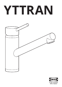 Manual IKEA YTTRAN Torneira