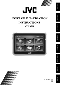 Handleiding JVC KV-PX701 Navigatiesysteem