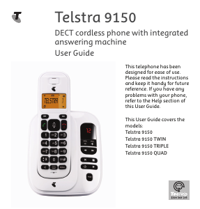 Handleiding Telstra 9150 Draadloze telefoon