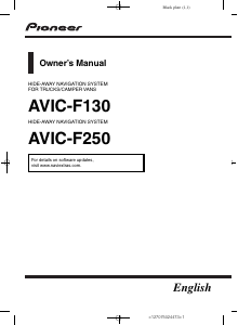 Bruksanvisning Pioneer AVIC-F250 Bilnavigator