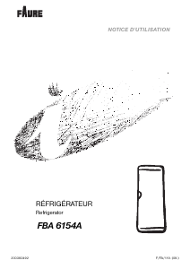 Manual Faure FBA6154A Refrigerator