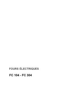 Mode d’emploi Faure FC104X Four