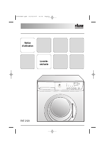 Mode d’emploi Faure FKF2129 Lave-linge séchant