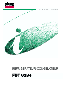 Mode d’emploi Faure FBT6284 Réfrigérateur combiné