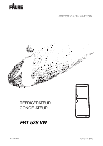 Mode d’emploi Faure FRT528VW Réfrigérateur combiné