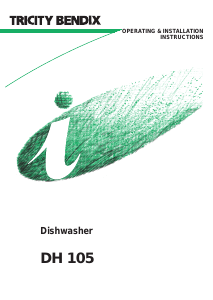 Manual Tricity Bendix DH105 Dishwasher