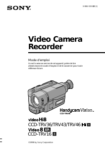 Mode d’emploi Sony CCD-TRV16 Caméscope