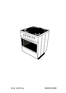 Brugsanvisning Voss-Electrolux ELK1223-HV Komfur
