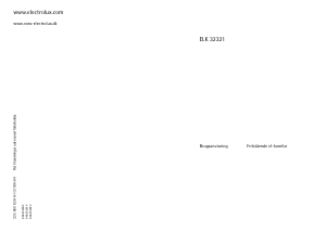 Brugsanvisning Voss-Electrolux ELK32321HV Komfur