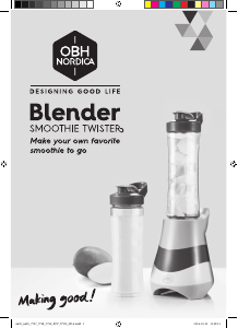 Brugsanvisning OBH Nordica 6630 Smoothie Twister Blender