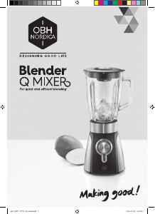 Handleiding OBH Nordica 6632 Q Mixer Blender