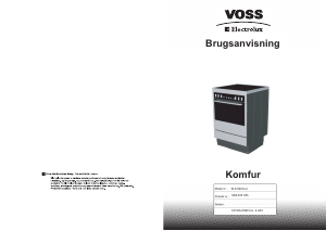 Brugsanvisning Voss-Electrolux ELK9200-AL Komfur