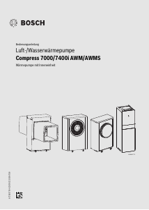 Bedienungsanleitung Bosch CS7000i AW 7 IRMS-S Wärmepumpe