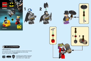 Handleiding Lego set 40453 Super Heroes Batman vs. De Pinguïn en Harley Quinn