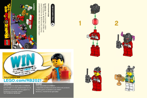 Manual Lego set 40472 Monkie Kid Corrida RC de Monkie Kid
