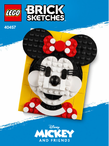 Handleiding Lego set 40457 Brick Sketches Minnie Mouse