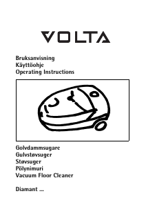 Bruksanvisning Volta U405 Diamant Dammsugare