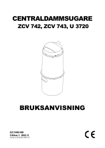 Bruksanvisning Volta U3720 Dammsugare