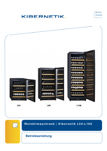 Bedienungsanleitung Kibernetik L54 Weinklimaschrank