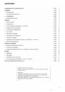 Mode d’emploi Faure FRI992W-2 Réfrigérateur combiné