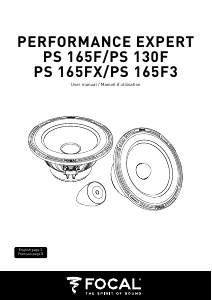 Mode d’emploi Focal Performance Expert PS 165FX Haut-parleur voiture