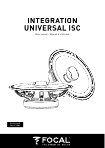 Mode d’emploi Focal Universal ISC 130 Haut-parleur voiture