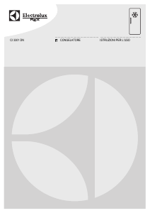 Manuale Electrolux-Rex CI3301DN Congelatore