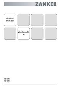 Bedienungsanleitung Zanker YS1212 Waschmaschine