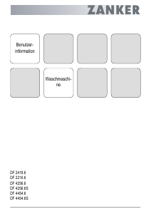 Bedienungsanleitung Zanker DF4454.6S Waschmaschine