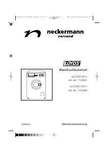 Bedienungsanleitung Lloyds 1031 Waschmaschine