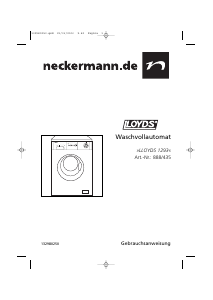Bedienungsanleitung Lloyds 1293 Waschmaschine