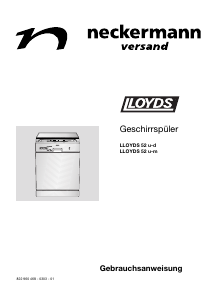 Bedienungsanleitung Lloyds 52 u-m Geschirrspüler