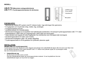 Bruksanvisning Nexa LMLT-711 Dörrklocka