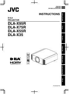 Handleiding JVC DLA-X55R Beamer